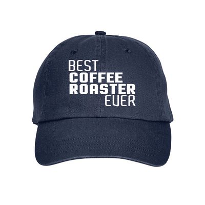 Press Fans - Best Coffee Roaster Ever Hat Baseball Cap Distressed Classic Polo Style Adjustable, f23