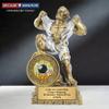 Decade Awards Personalized Large Monster Bowling Trophy - Engraved Bowling Award - Top 3 Beast Mode Bowling Tournament Prize - Customize Now (BWLG-9.5 Inch) view 2