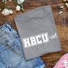 Veracco HBCU - Ish | Graduate College Grad Apparel Tees Cool Humor Graphic Saying Sarcasm| Women T-Shirt Sport Grey view 4