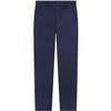 Buyless Fashion Boys Slim Fit Formal Flat Front Poly Viscose Classic Long Pants - 20S1824-F-NVY-8 Navy