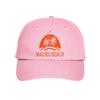 Press Fans - Malibu Beach Surf Beach Hat Baseball Cap Distressed Classic Polo Style Adjustable, n63 Light Pink view 1