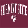 Fairmont State University Fighting Falcons Adult Jumbo Arch Unisex Crewneck Sweatshirt Maroon view 2