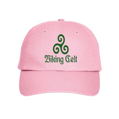 Press Fans - Viking Celt Irish Celtic Shamrock Hat Baseball Cap Distressed Classic Polo Style Adjustable, k92 Light Pink