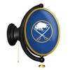 The Fan-Brand Buffalo Sabres Oval Rotating Lighted Wall Sign - Hockey Wall Decor - NHL Decor for Home, Office, Game Room, Fan Cave & Garage - USA Made view 1