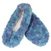 BambooMN Adult Women's Soft Warm Cozy Fuzzy Tie Dye Multicolor Slippers Non-Slip Socks, Berry Blend, Small 1 Pair view 1