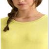 Healing Hands Women's Underscrub Soft Knit Melissa Longsleeve Scrub Tee with Breathable & Easy Care Fabric 5047, XXS, Canary view 2