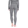 Terramar Women's Standard Cloud Nine 4-Way Stretch Brushed Tight, Dark Grey Melange, Medium view 2