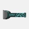 Giro Ella Ski Goggles - Snowboard Goggles for Women- Grey Green Cover Up Strap with Vivid Onyx/Vivid Infrared Lenses view 2