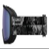 Giro Women's and Youth Millie Ski and Snowboard Goggles - Black/White Data Mosh Strap with Vivid Royal view 3