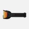 Giro Index 2.0 Adult Helmets - Black Techline Strap with VIVID Ember Lens view 2