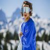Giro Axis Ski Goggles - Snowboard Goggles for Men - Pescaria Strap with Vivid Royal/Vivid Infrared Lenses view 4