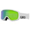 Giro Roam Ski Goggles - Snowboard Goggles for Men, Women & Youth - White Wordmark Strap with Loden Green/Yellow Lenses view 1