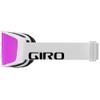 Giro Index 2.0 Asian Fit Adult Snow Goggle - White Wordmark Strap with Amber Pink Lens view 2