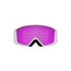 Giro Index 2.0 Asian Fit Adult Snow Goggle - White Wordmark Strap with Amber Pink Lens view 3