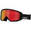 Giro Index 2.0 Adult Snow Goggle - Black Wordmark Strap with Vivid Ember Lens view 1