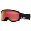 Giro Roam Ski Goggles - Snowboard Goggles for Men, Women & Youth - Black Wordmark Strap with Amber Scarlet/Yellow Lenses view 1