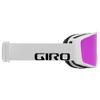 Giro Index 2.0 Adult Snow Goggle - White Wordmark Strap with Amber Pink Lens view 4