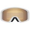 Giro Adult and Youth Semi Ski and Snowboard Goggles - White Wordmark Strap with Amber Gold/Yellow Lenses view 3