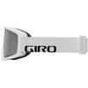 Giro Men's and Youth Blok Ski and Snowboard Goggles - White Wordmark Strap with Vivid Onyx Lens view 2