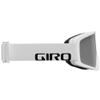 Giro Men's and Youth Blok Ski and Snowboard Goggles - White Wordmark Strap with Vivid Onyx Lens view 4