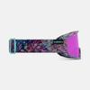 Giro Dylan Ski Goggles - Snowboard Goggles for Women & Youth - Pink Data Mosh Strap with Amber Pink/Yellow Lenses view 4