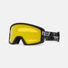 Giro Dylan Goggles 2022 - Women's Black/White Data Mosh wish Rose Spectrum/Yellow Lens view 3