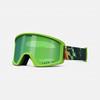 Giro Blok Ski Goggles - Snowboard Goggles for Men & Youth - Green Data Mosh Strap with Vivid Emerald Lens view 1