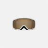 Giro Youth Buster Ski and Snowboard Goggles - White Wordmark Strap with Amber Rose Lens view 3