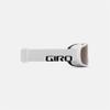 Giro Youth Buster Ski and Snowboard Goggles - White Wordmark Strap with Amber Rose Lens view 4