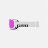 Giro Stomp Kids Ski Goggles - Snowboard Goggles for Youth, Boys & Girls - White Wordmark Strap with Amber Pink Lens view 2