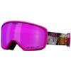 Giro Women's and Youth Millie Ski and Snowboard Goggles - Flower Data Mosh Strap with Vivid Pink Lens view 1