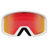 Giro Blok Ski Goggles - Snowboard Goggles for Men & Youth - White Wordmark Strap with Vivid Ember Lens view 3