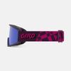 Giro Dylan Ski Goggles - Snowboard Goggles for Women & Youth - Pink Cover Up Strap with Grey Cobalt/Yellow Lenses view 2