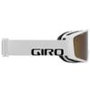 Giro Index 2.0 Adult Snow Goggle - White Wordmark Strap with Amber Rose Lens view 4