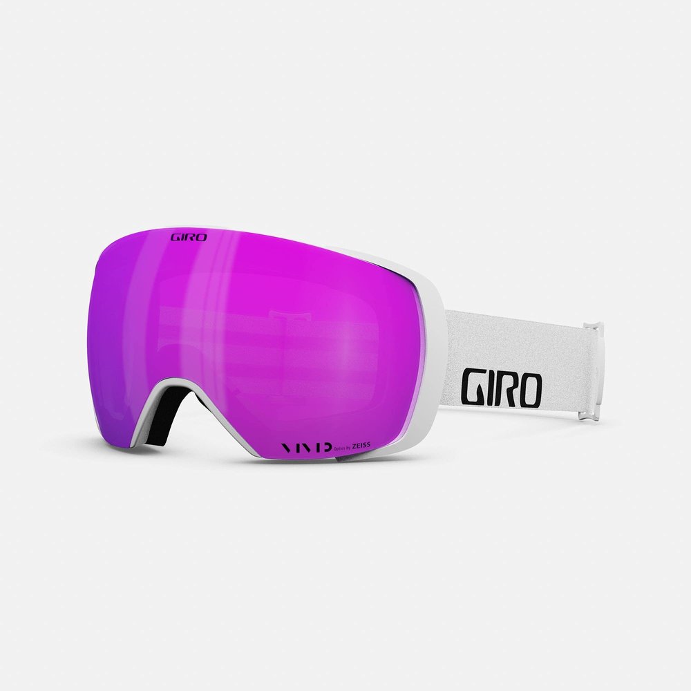 Giro Contact Goggles 2022 - Whitewordmark Frame Vivid Pink/Vivid Infrared Lens Large