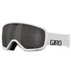 Giro Ringo Ski Goggles - Snowboard Goggles for Men, Women & Youth - White Wordmark Strap with VIVID Smoke Lens view 1