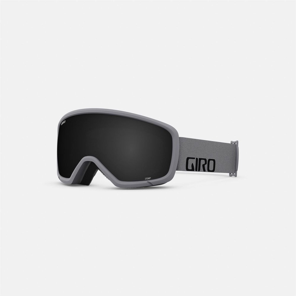 Giro Stomp Youth Snow Goggle - Grey Wordmark Strap with Ultra Black Lens