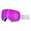 Giro Women's Lusi Ski and Snowboard Goggles - White Limitless Strap with Vivid Pink/Vivid Infrared Lenses view 1