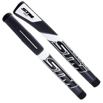STM P-3 Putter Grip, Silver/White
