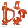 Water Bottle Cage,Universal Water Cup Bracket Lightweight Aluminium Alloy Cup Bracket for Mountain Bikes and Road Bikes (Orange) view 2