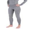 Terramar Women's Standard Cloud Nine 4-Way Stretch Brushed Tight, Dark Grey Melange, Large view 1