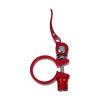 Bicycle Accessories Bike Bicycle Quick Release Seat Post Seatpost Clamp Aluminium Alloy Red 31.8mm Bike Parts (Color : Red) view 2