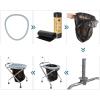 BLIKA Portable Toilet for Camping, 400LBS Stainless Steel Foldable Camp Travel Toilet for Adults, 16-Inch for Truckers, Camping, RV Travel, Road Trips, Outdoor Use view 3