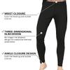 HEROBIKER Mens Thermal Underwear Set Skiing Winter Warm Base Layers Tight Long Johns Top & Bottom Set with Fleece Lined Black Small view 3