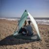 Picnic TIME Pismo A-Frame Beach Tent, Fully-Assembled Pop Up Tent, Beach Shade and Sun Shelter, Instant Outdoor Shade with Carrying Bag for Outdoors and UPF50+ UV Protection, (Ice Blue) view 2