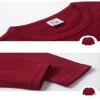 EISHOW Unisex Kids Toddler Cotton T-Shirts Basic Tees Baby Crew Long Sleeve T-Shirts Tops Blouse Solid Pullover Sweatshirt (Dark Red,3-4Y,3 Years,4 Years) view 2