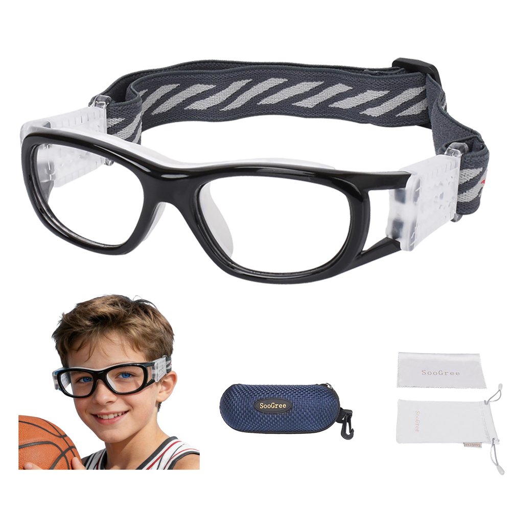 ''N/A'' SooGree kids Basketball Soccer Football Sports Training Glasses Protective Eyewear Goggles Anti Fog Lens for Boys Girls Youth Safety Glasses Age 7-12