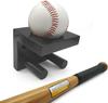 JOINSI 4 Pack Baseball Bat Holder Wall Mount Display Stand Hanger, Softball Storage Rack view 2