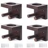 JOINSI 4 Pack Baseball Bat Holder Wall Mount Display Stand Hanger, Softball Storage Rack view 1