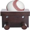 JOINSI 4 Pack Baseball Bat Holder Wall Mount Display Stand Hanger, Softball Storage Rack view 2